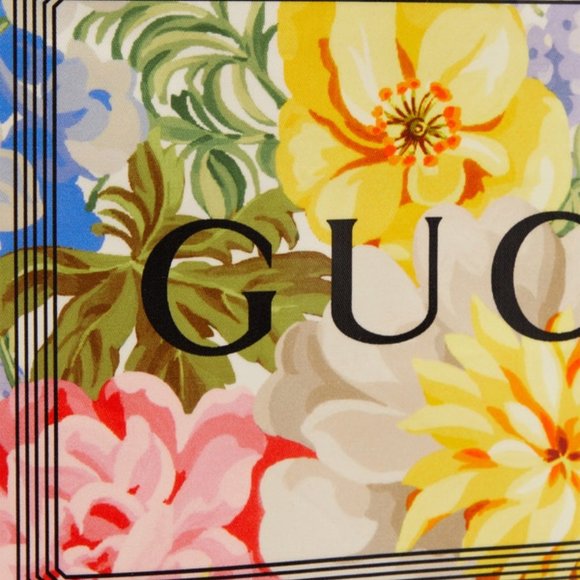 Gucci Floral-print Logo Tote Bag in White NEW WITH DUST BAG - Picture 11 of 14